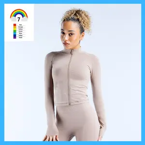 Designer dupe Dynamic Zippy Long sleeve Longline High stretch & durable fabric dfyne Subtle contouring 90% Nylon | 10% Elastane Fit - True to Size