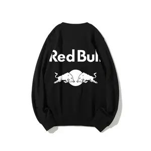 [100% Cotton] Black White Racing Unisex 2 Sides Hoodie with Crewneck Sweatshirt and T-Shirt - Best Gift for Racing Lovers - Starboy Bull Unisex Men Women Sweaters Cotton Shortsleeve Soft Tops Fabric [Made in the USA]