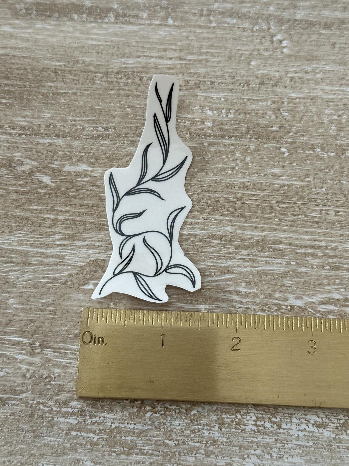 Botanical Fine Line Tattoos - medium sized tattoos