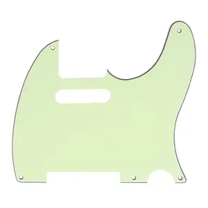 5-Hole Telecaster Pickguard - 3-Ply Mint Green