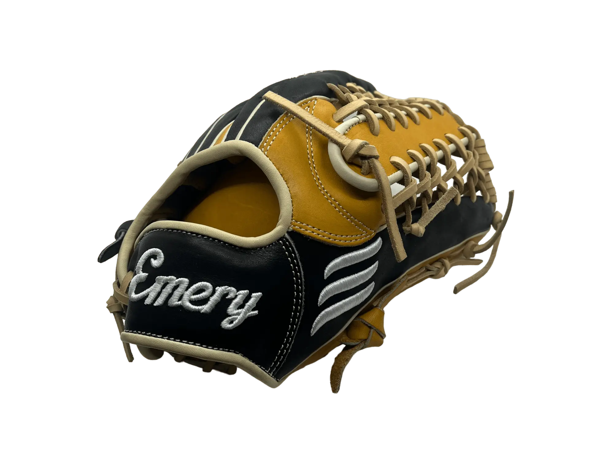 Emery CB Series 12.75" Inch Trapeze Web Black Brown Blonde Outfield Glove