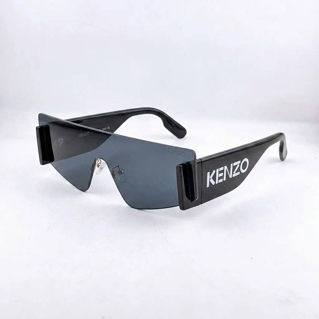 Y2K Shield Sunglasses Rimless One Piece Visor Fashion Glasses for Women Men