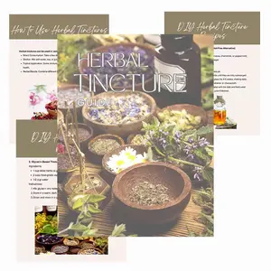 15-page DIY herbal remedies guide: Make your own tinctures and vinegars. Covers basic knowledge, step-by-step recipes, and selected herbs. Easily unlock the power of natural healing. Perfect for Christmas gifting!