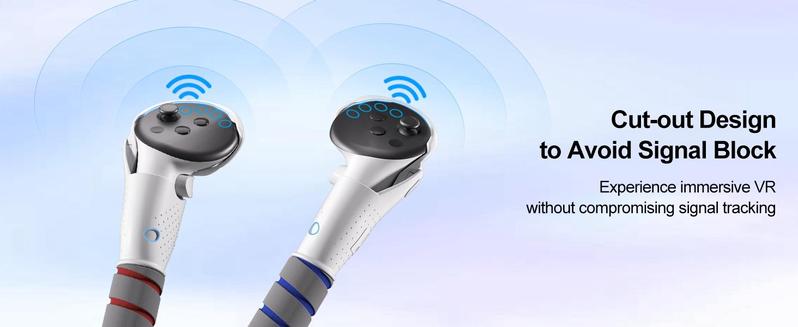 3 in 1 Gorilla Tag Long Arms for Meta Quest 3S/3 and Oculus Meta Quest 2,Beat Saber Handles Attachment/Golf Club Extension Grips for VR Sticks Controller Accessories,Enhance VR Game Experience