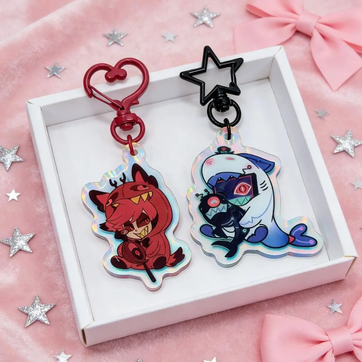 Hazbin Hotel Keychain, Vox Keychain, Alastor Keychain - TikTok Shop
