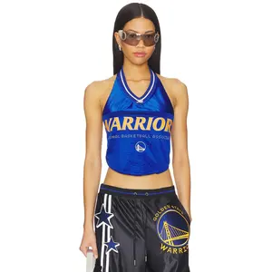 Off Season Golden State Warriors Jersey Halter Top in Golden State Warriors