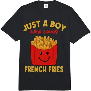 100% Premium Cotton French Fries Boy Finger Chips French-Fried Potatoes Snack Comfort Colors Adult Heavyweight T-Shirt