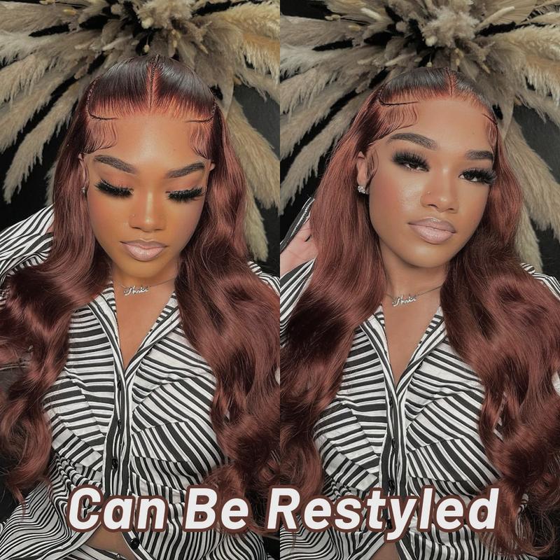 Alipearl Hair Dark Brown 3 Part Pre Braided Human Wig #4 Chocolate Brown Color 13x4 Lace Frontal Wig Straight Stylist Pre Cut Glueless Wig FallFreshness