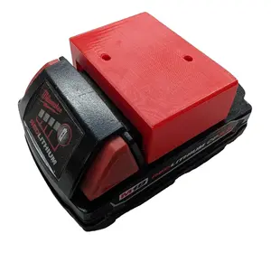 4 Pack Milwaukee M18 Compatible Battery Holder M18 Compact Space Saving Tool Organization for M18 Batteries