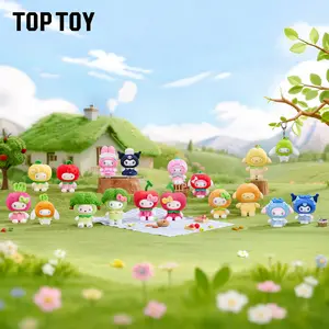 TOPTOY SR Characters Fruit & Vegetable Series | Cute Mini Plush Keychain Blind Box | Surprise & Collectible, Ideal for Daily Carry & Gifting，Surprise & Collectible,Perfect for Bag & Keys Decoration，Perfect New Year Gift, #Summervibes