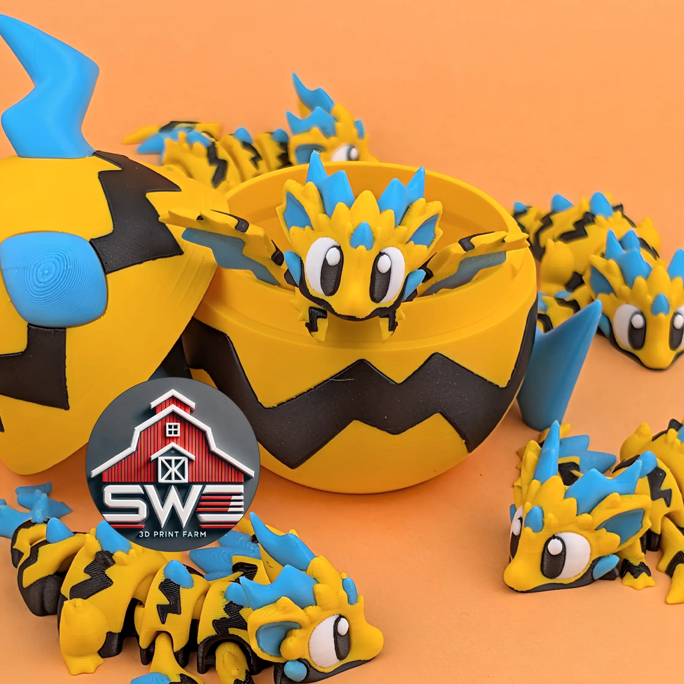 Wild Voltage Mini Dragon with Egg