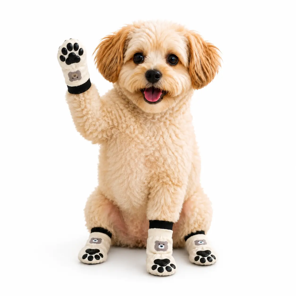 Dog Paw Protectors - 4-Piece Silicone Set with Anti-Slip Grip, Wear-Resistant, Lightweight Fit for Outdoor Safety of Puppies and Dogs