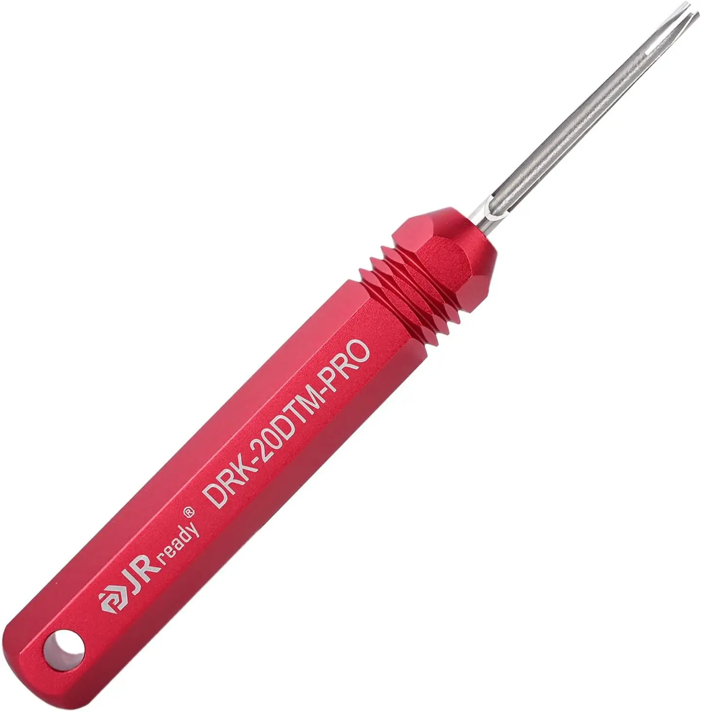 Deutsch DRK-20DTM-PRO Terminal Removal Tool - Anodized Aluminum Connector Release Tool with Ergonomic Grip, Increased Slotted Length, Smooth Processing, Stainless Steel Build for Size 20 Contacts, Prevents Wire Harness Damage for DIY Repair