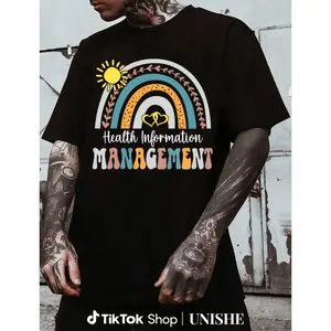 Health Manager Supervisor Custom T-Shirt with Medical Records Design