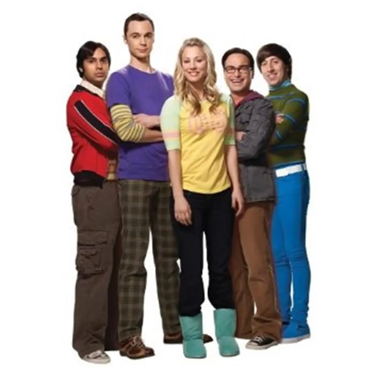 212 MAIN Large-Size Group Cardboard Cutout Decor, Home Display Accessory with Included Easel