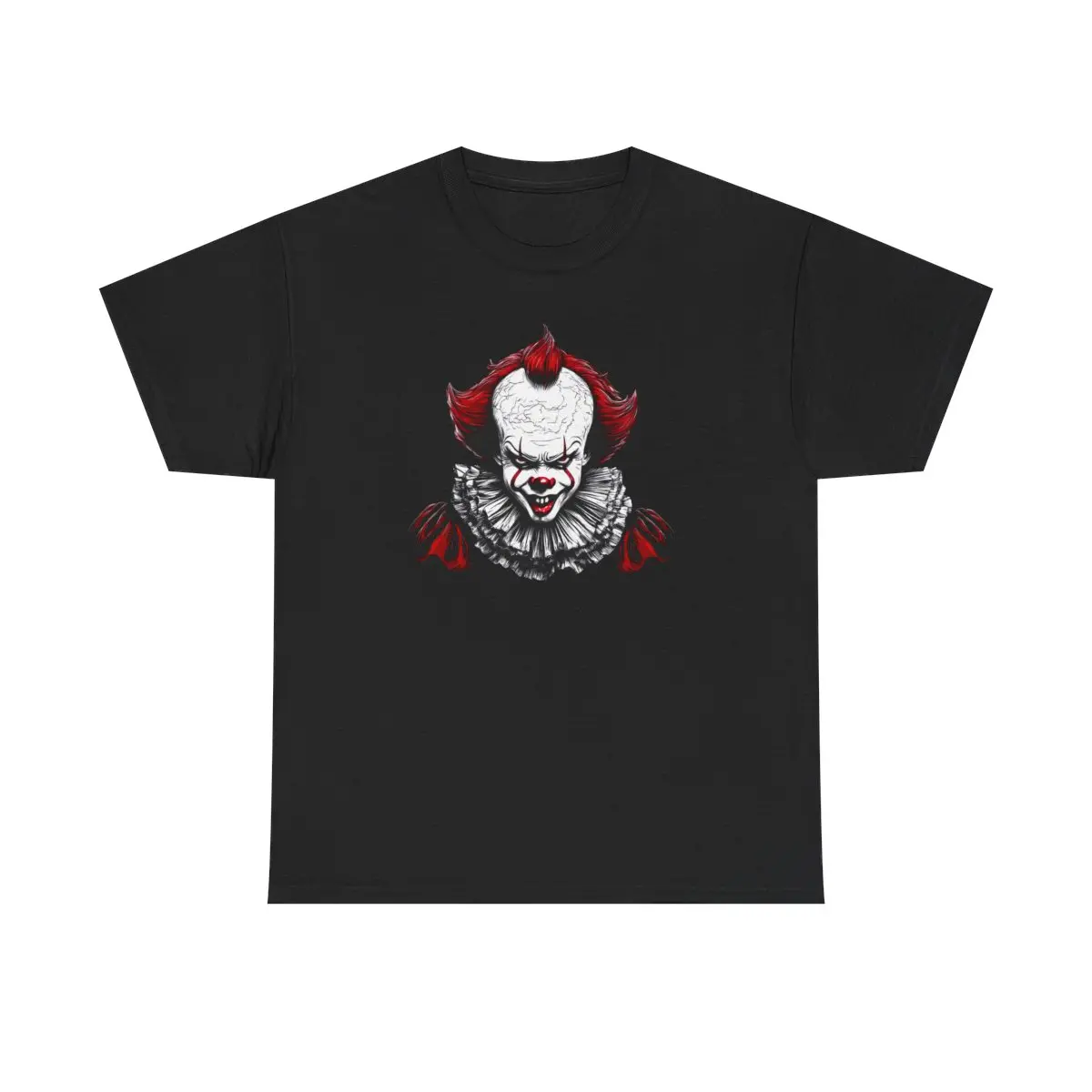 Women's Short-Sleeve Casual Pennywise IT Horror Movie Clown T-Shirt - Polyester, Breathable, Wrinkle-Resistant, Shortsleeve