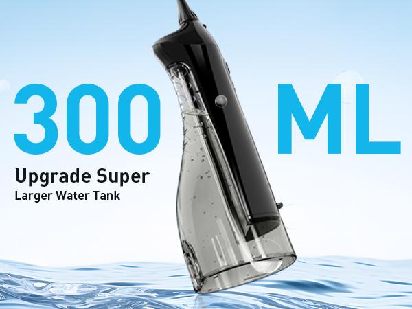 COSLUS  CX20 2-Pack Cordless Water Flosser, 10 Nozzles, IPX7 Waterproof Oral Irrigator for Home and Travel | Perfect for Braces, Orthodontics & Dental Care/Fights Plaque&Tartar，Convenient oral teeth cleaner Toothcare Rechargeable Portable