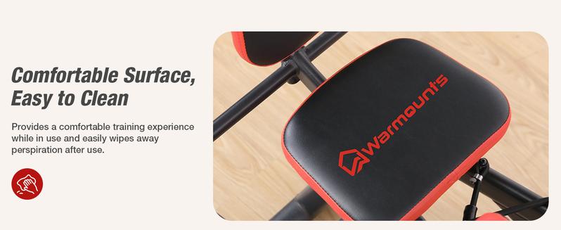 WARMOUNTS Hip Abductor Machine for Home Gym | Glute & Thigh Exercise Equipment, Outer Thigh Sculpting, Glute Machine for Women, Leg Abductor Machine, Booty Builder for Butt Workout