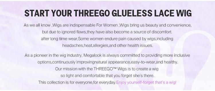 Megalook 13x6 Glueless Lace Frontal Wig Pre-Everything Ear To Ear Natural Hairline HD Lace Skin Melted Silky Straight Human Hair Wigs With Drawstring