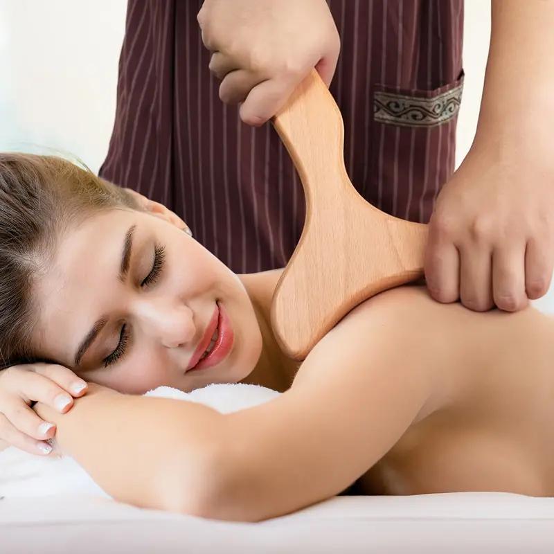 Wooden Massage Tool Set – 6 Counts Manual Massage Tools – For Body & Face Sculpting – Muscle Relaxation & Stretching – Home, Sports, Outdoor Gua Sha Tool Set – Scalp Massager – Back Massager – Foot Massager & Dealsforyoudays & Manual Massage Tools