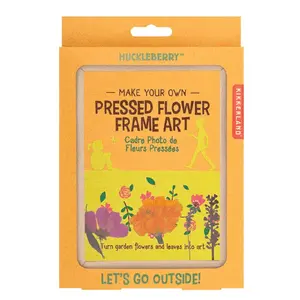 Huckleberry Pressed Flower Frame Kit - Nature Craft for Budding Artists & Gifts