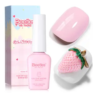 Beetles Spring Gel Polish - 9ML Pastel Gel Nail Polish for Pastel Nails, Same Color Same Bottle, Spring Nails Art Salon Long Lasting Soak Off UV LED Nails Lamp Gifts for Her