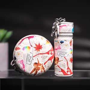 CANVAS BEAUTY BAG CHARM DUO