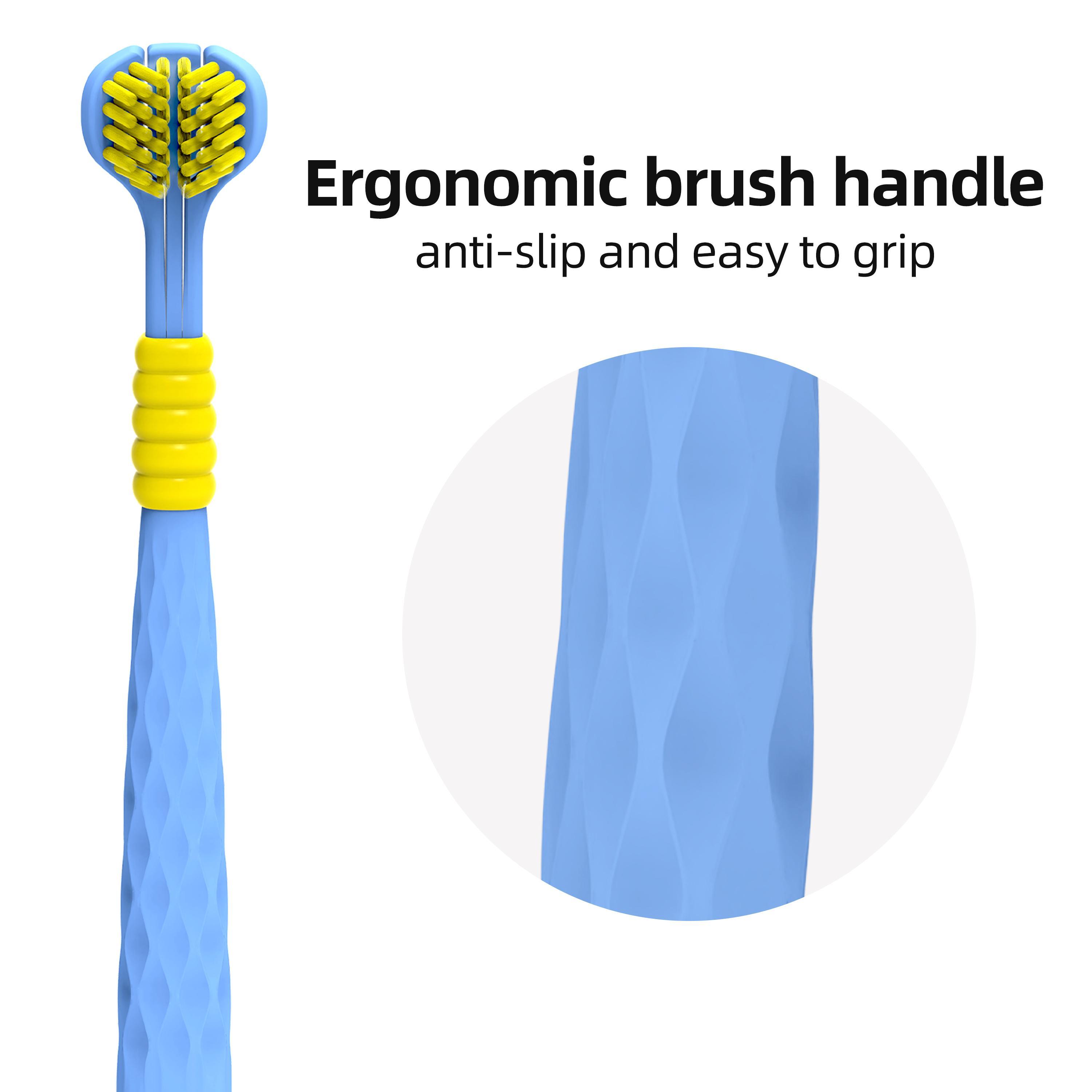 CEELIKE 2-Pack 7.5% Nano-Hydroxyapatite Toothpaste + 3-Sided Toothbrush | Enamel Care & Deep Clean Set