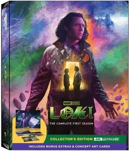 Loki: The Complete First Season (Steelbook)  [4K ULTRA HD BLU-RAY MOVIE] Steelbook