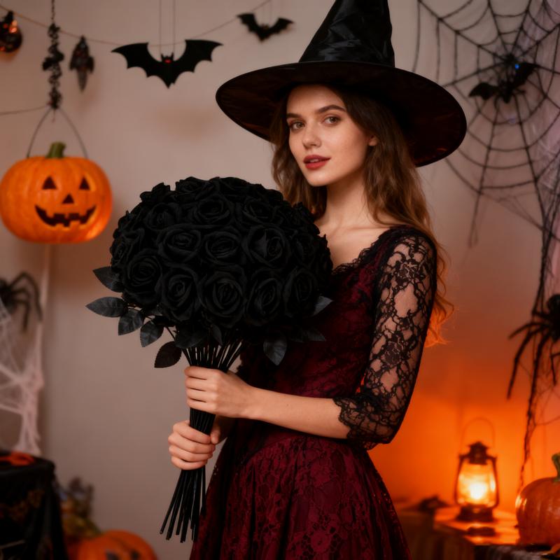 YBLIOUKE 10/20/50 pcs Artificial Rose Howers LongStem Fake Silk Roses for DIY WeddingBouquet Table Centerpiece HomeDecor Realistic Faux Flowers for Decoration, Suitable for Valentine’s Day, Mother’s Day, Halloween, Christmas, Floral Arrangements YBLIOUKE 10/20/50 pcs Artificial Rose Howers LongStem Fake Silk Roses for DIY WeddingBouquet Table Centerpiece HomeDecor Realistic Faux Flowers for Decoration, Suitable for Valentine’s Day, Mother’s Day, Halloween, Christmas, Floral Arrangements