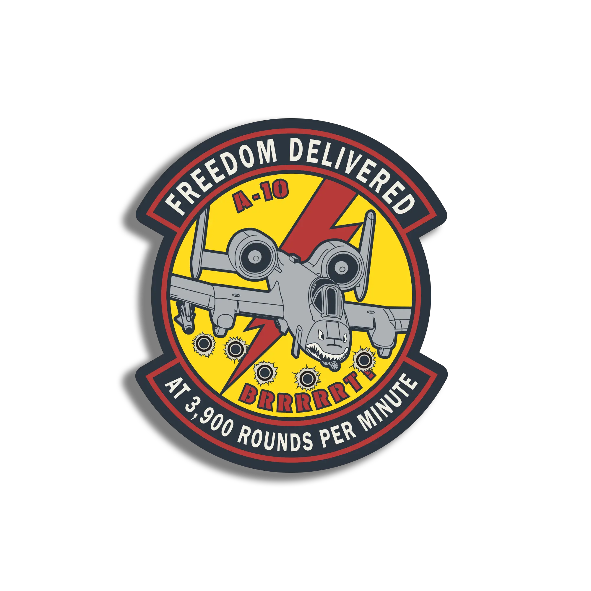 A-10 Warthog 3.5" PVC Patch
