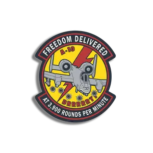 A-10 Warthog 3.5" PVC Patch
