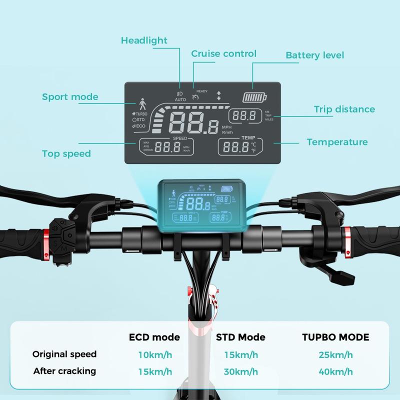 【Christmas Gifts】Powerful Off-Road Folding Electric Scooter, 2000W /1000W Motor, 38 MPH/28 Top Speed,50/43 Miles Long Range, 10"/11 Off Road Pneumatic Tires, Double Braking Systems, with APP, Storage Bag, 330LBS Max Load