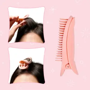 éclat 2pcs Hair Root Volumizing Clip Set - Heatless Volume Styling Tool for Bangs & Crown éclat 2pcs Hair Root Volumizing Clip Set - Heatless Volume Styling Tool for Bangs & Crown