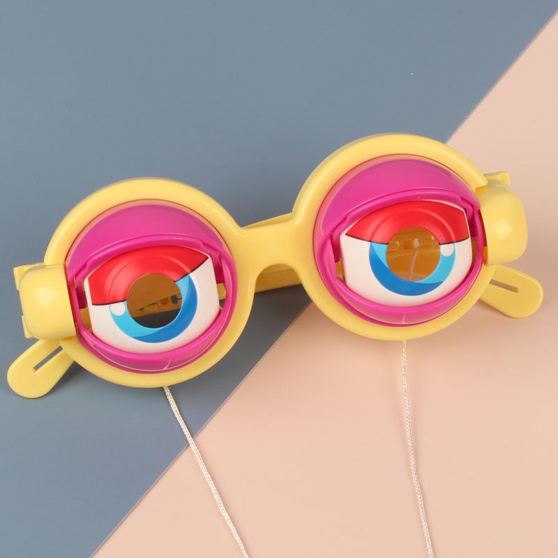 Fun and quirky glasses, suitable for children, creative prank toy, Easter, Christmas, and birthday gift, novelty and funny gadget, game accessory, suitable for party supplies.