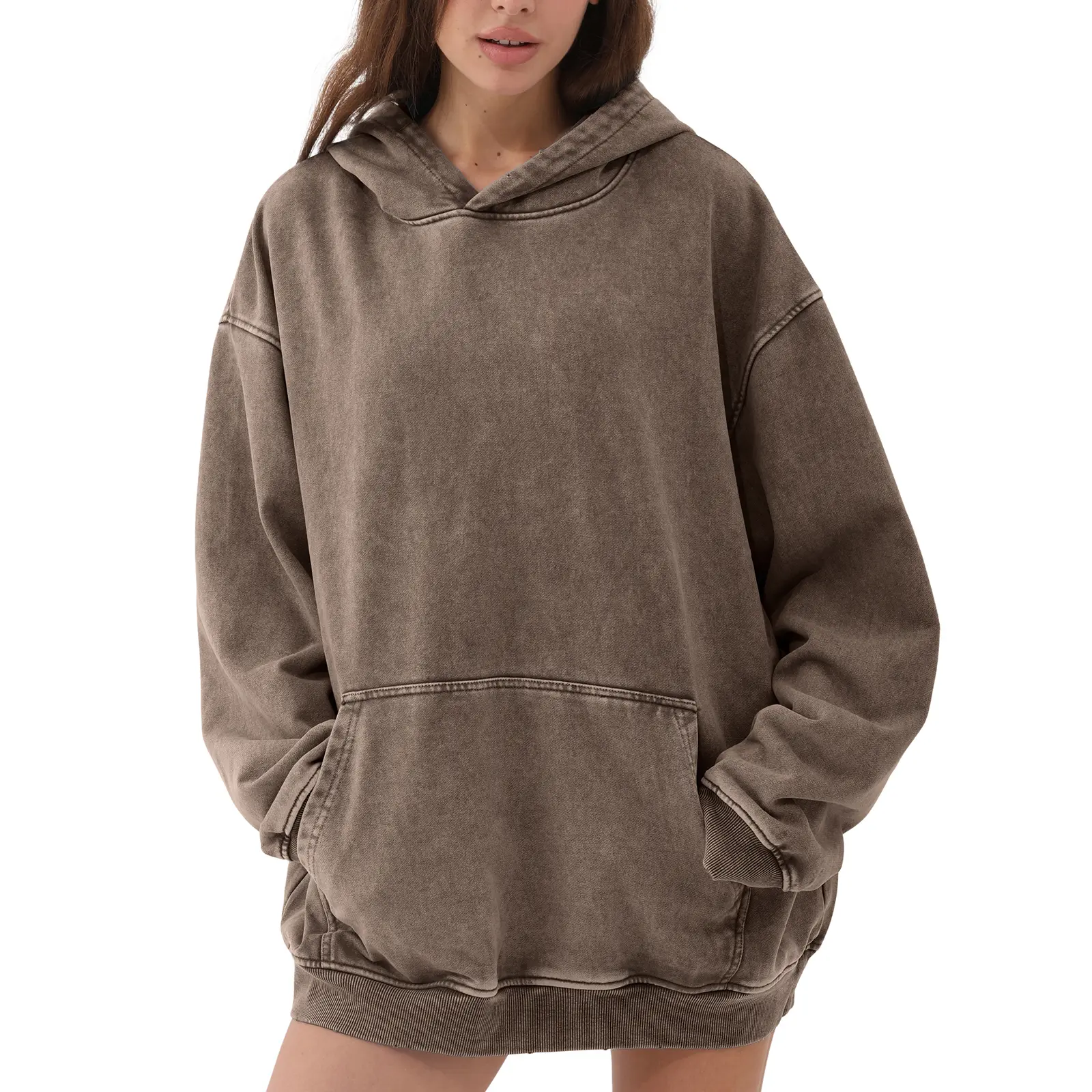 Unisex Casual Oversized Hoodie Cool Pullover Hoodies Vintage Wash Plush Heavyweight Hoodie Trendy Hooded Sweatshirt Cotton Big and Tall Hoodies for Couple  Streetwear sweaters College Winter Autumn Blue SpringStatements
