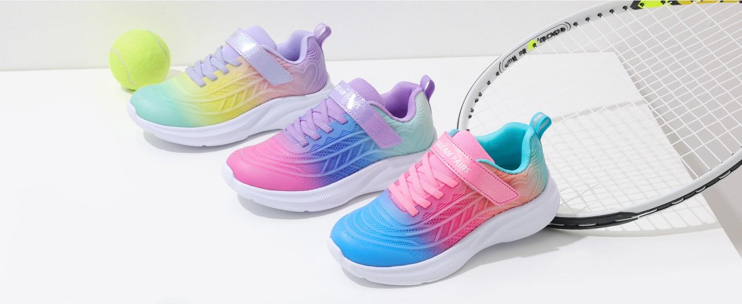 DREAM PAIRS KIDS Kids Kick-Resistant Lightweight Running Sneakers