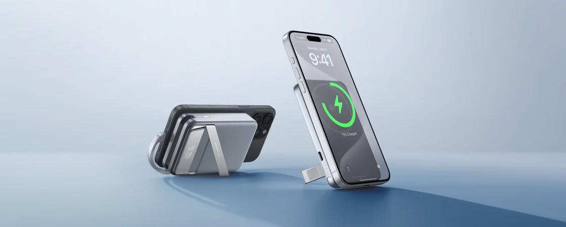 EF ECOFLOW Rapid Power Bank, 10000mAh Qi2 Certified Wireless Magnetic Portable Charger, 65W Max Fast Charging Battery Pack with Built-in USB-C Cable & Stand for iPhone17/16/15/14/13/12 Series Only EF ECOFLOW Rapid Power Bank, 10000mAh Qi2 Certified Wireless Magnetic Portable Charger, 65W Max Fast Charging Battery Pack with Built-in USB-C Cable & Stand for iPhone17/16/15/14/13/12 Series Only