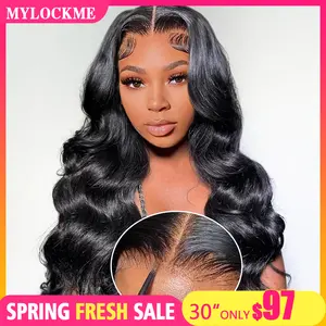 6x4 7x5 9x6 Ready and Go Glueless Wigs Human Hair Pre Plucked Pre Cut HD Lace No Glue Body Wave Lace Front Wigs for Women Human Hair Glueless with Natural Hairline 180% Density