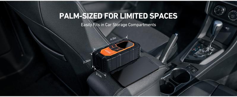 AstroAI S8 Air Nano Jump Starter with Air Compressor, 1500A Peak Car Battery Jump Starter Portable (6.0 Gas/3.0L Diesel) with 150PSI Auto-Shutoff Tire Inflator, 12V Battery Charger Booster(Orange) AstroAI S8 Air Nano Jump Starter with Air Compressor, 1500A Peak Car Battery Jump Starter Portable (6.0 Gas/3.0L Diesel) with 150PSI Auto-Shutoff Tire Inflator, 12V Battery Charger Booster(Orange)