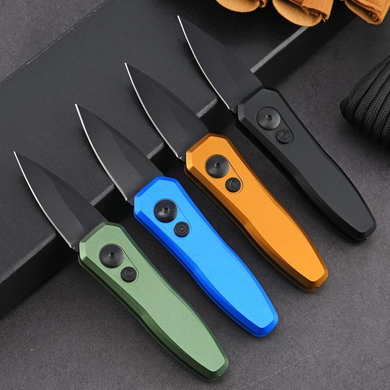 K7500 small tactical folding knife, aviation aluminum alloy handle, high hardness blade, outdoor camping survival EDC knife, total length of 12 centimeters, weight of 40 grams, the best gift.