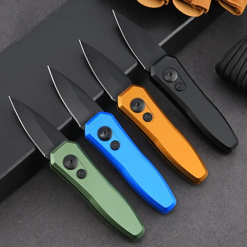K7500 small tactical folding knife, aviation aluminum alloy handle, high hardness blade, outdoor camping survival EDC knife, total length of 12 centimeters, weight of 40 grams, the best gift.