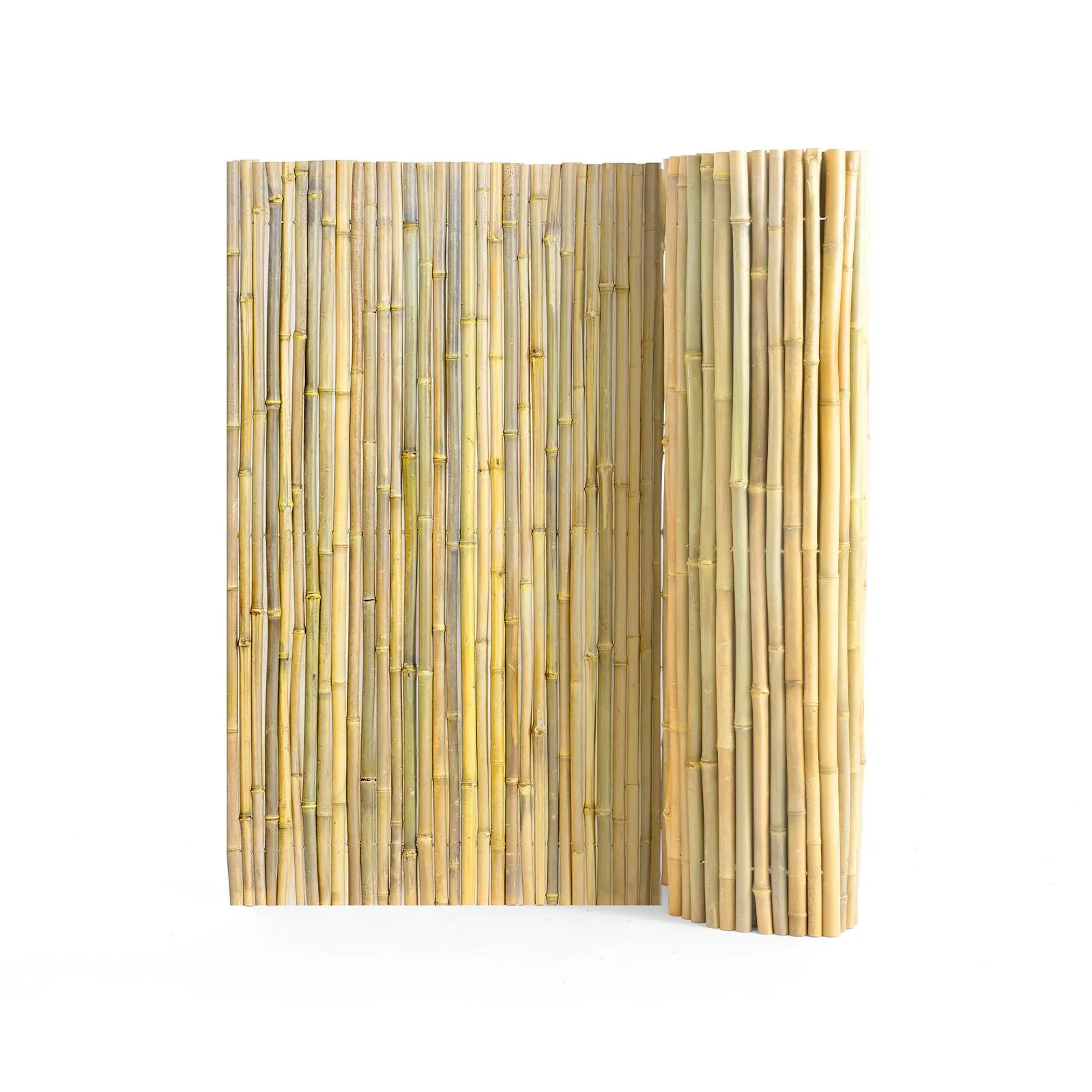 【SummerFinds】VEVOR Natural Rolled Bamboo Fence, Eco-Friendly Bamboo Privacy Fence 4 ft H x 6 ft L x 0.75 in D. , Decorative Bamboo Privacy Screen for Garden, Backyard, Balcony, Patio, Pool Side