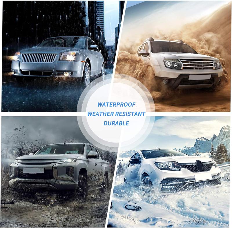 YITAMOTOR LED DRL Headlight Assembly Compatible with 1994-2001 Dodge Ram 1500/94-02 Dodge Ram 2500 3500 Replacement Headlamp Black Housing