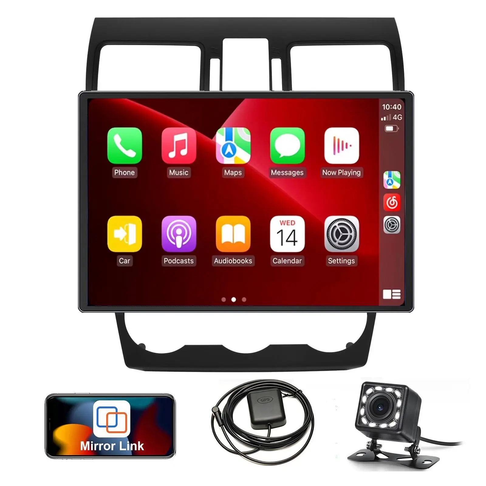 13'' Android Radio for 【Subaru Forester 2013 2014 2015】 2K Touch Screen Car Stereo with Carplay/Android Auto with GPS Backup Camera, 4+64G