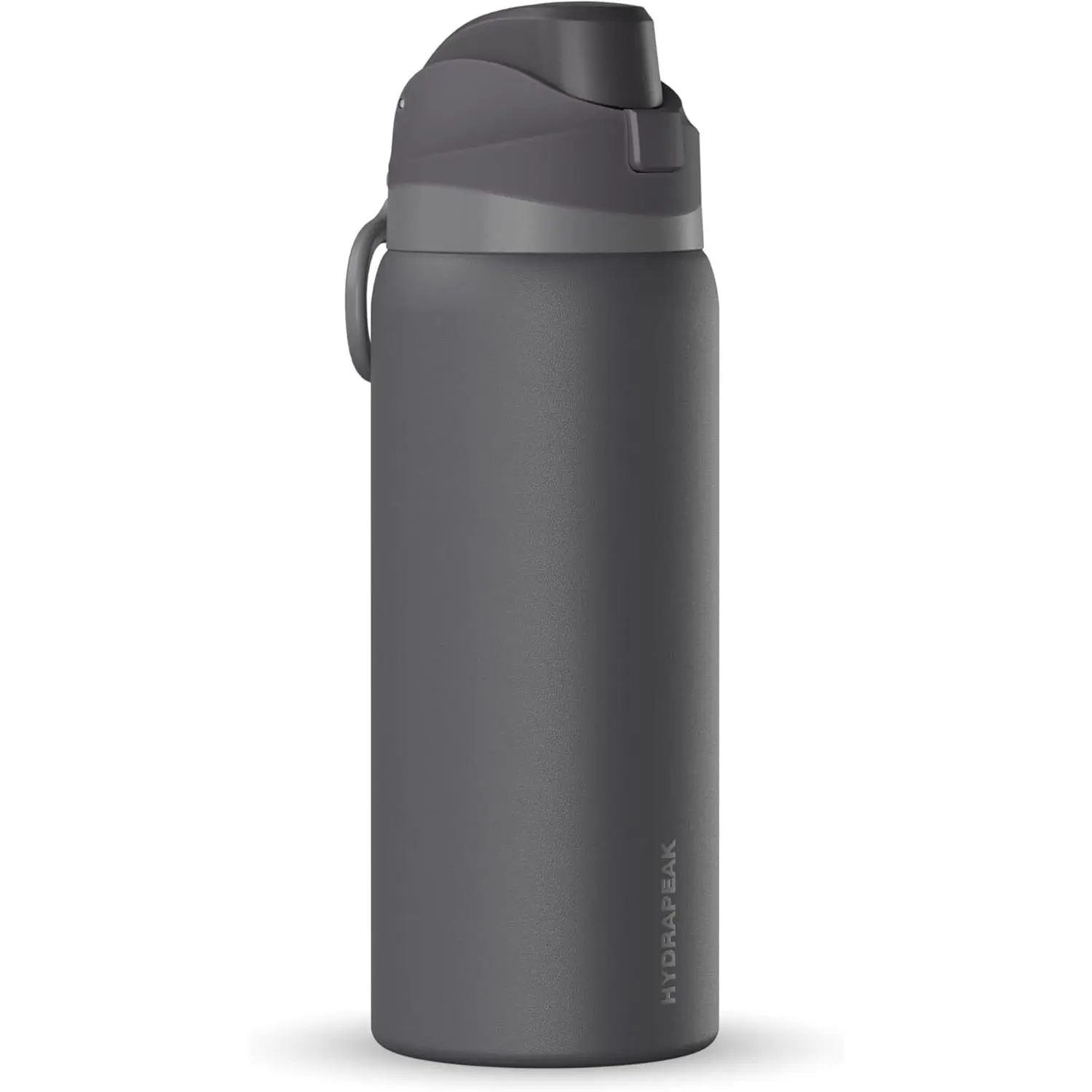 Hydrapeak Oasis 32 oz Water Bottle with Chug Lid, Stainless Steel Insulated Water Bottle For Men and Women, Grey Matter