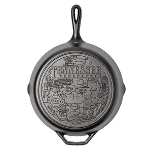 American Road Trip: 12 Inch Seasoned Cast Iron Skillet, Tennessee