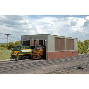 Bachmann 35116 Double Stall Shed - HO Scale