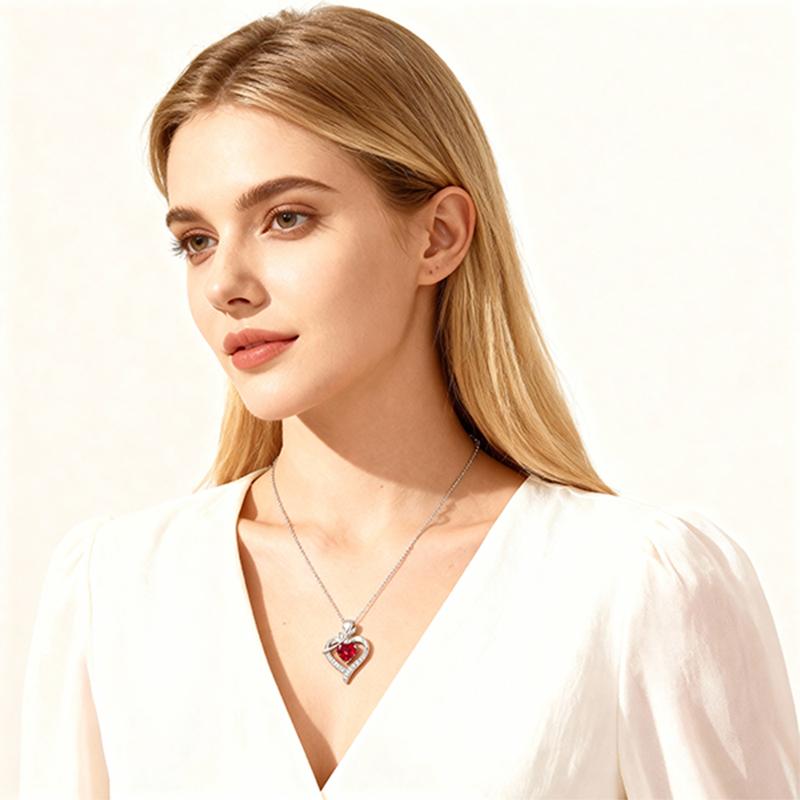 Apple shaped necklace gift box, red heart-shaped necklace, collectible creative gift, cute gift for girlfriend, mother, wife, Mother's Day, Valentine's Day, Christmas, birthday gift