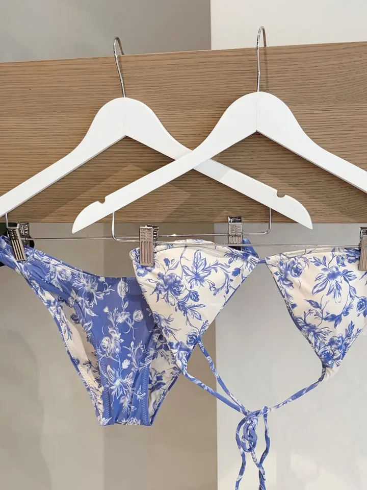 Santorini Coast Reversible Bikini Set